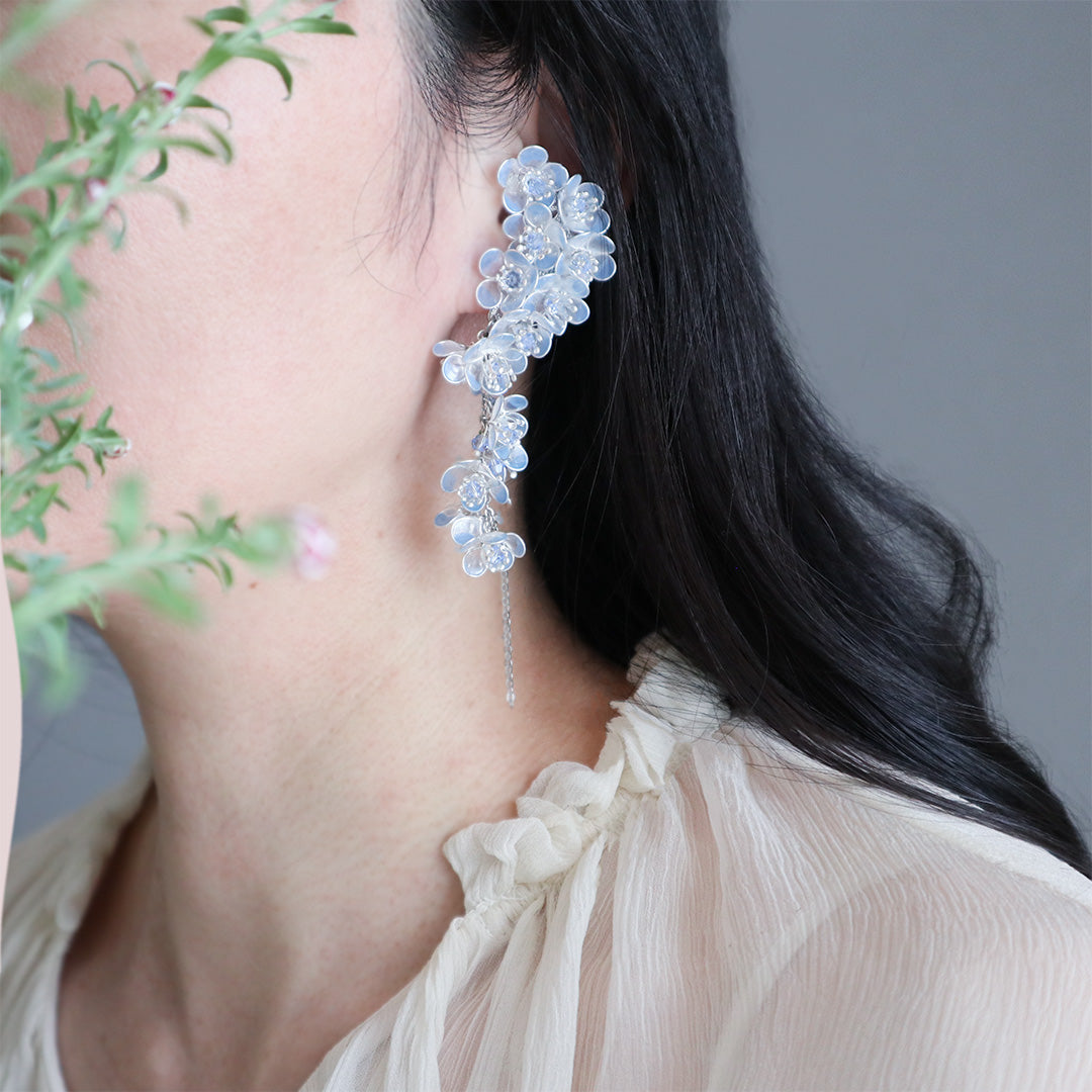 Last one (limited to 3) Nemophila ear clip