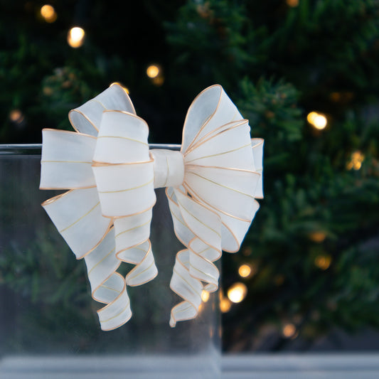 １点物　ポニーフック　Snow Ribbon（白）