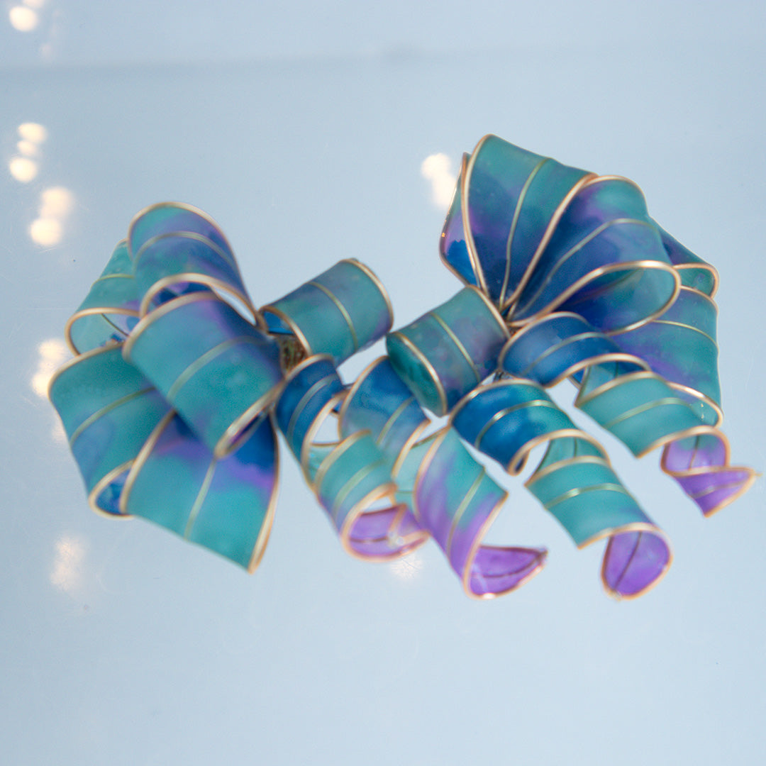 British Green Ribbon　（緑と紫）