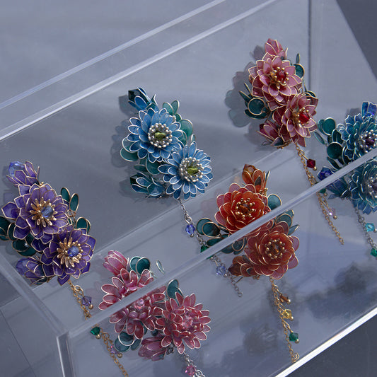 6点セット花物語　ケース付き(シリアルナンバー付き）