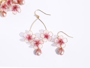 Phantom cherry blossom earring hoop