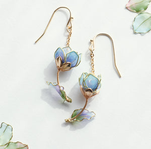 Spring flower style earrings available in 6 colors